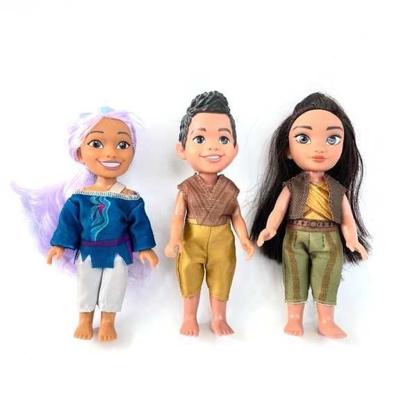 Disney Other - Disney Raya and The Last Dragon, Small 6” Figures - Raya, Sisu & Boun Dolls